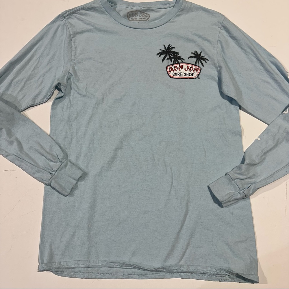 Ron Jon Light Blue Long Sleeve Tee